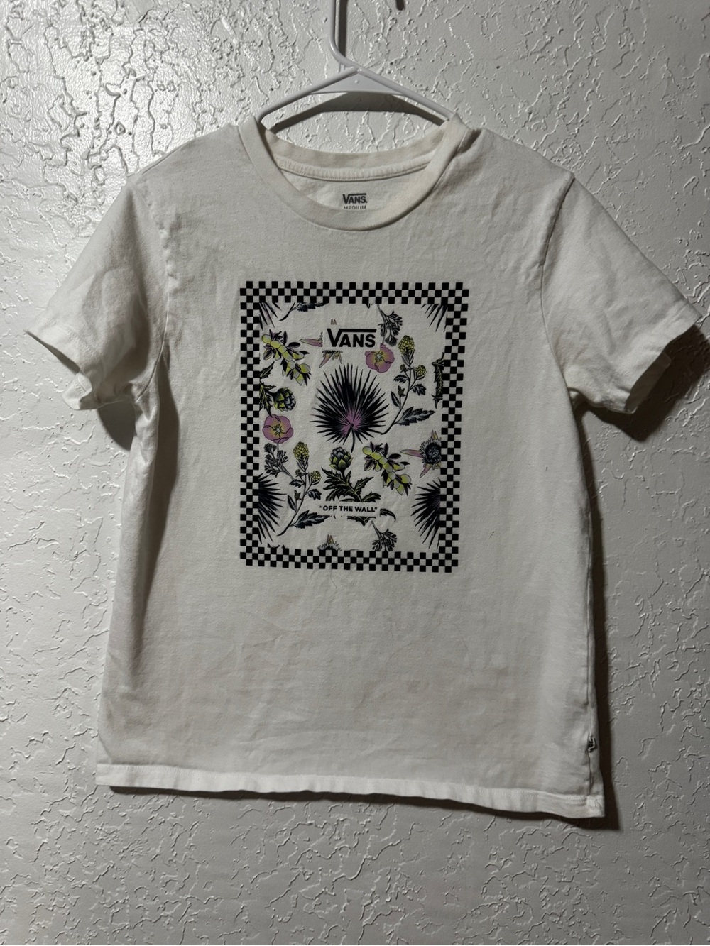 Vans Border Floral White Graphic T-Shirt
Womens Size Medium